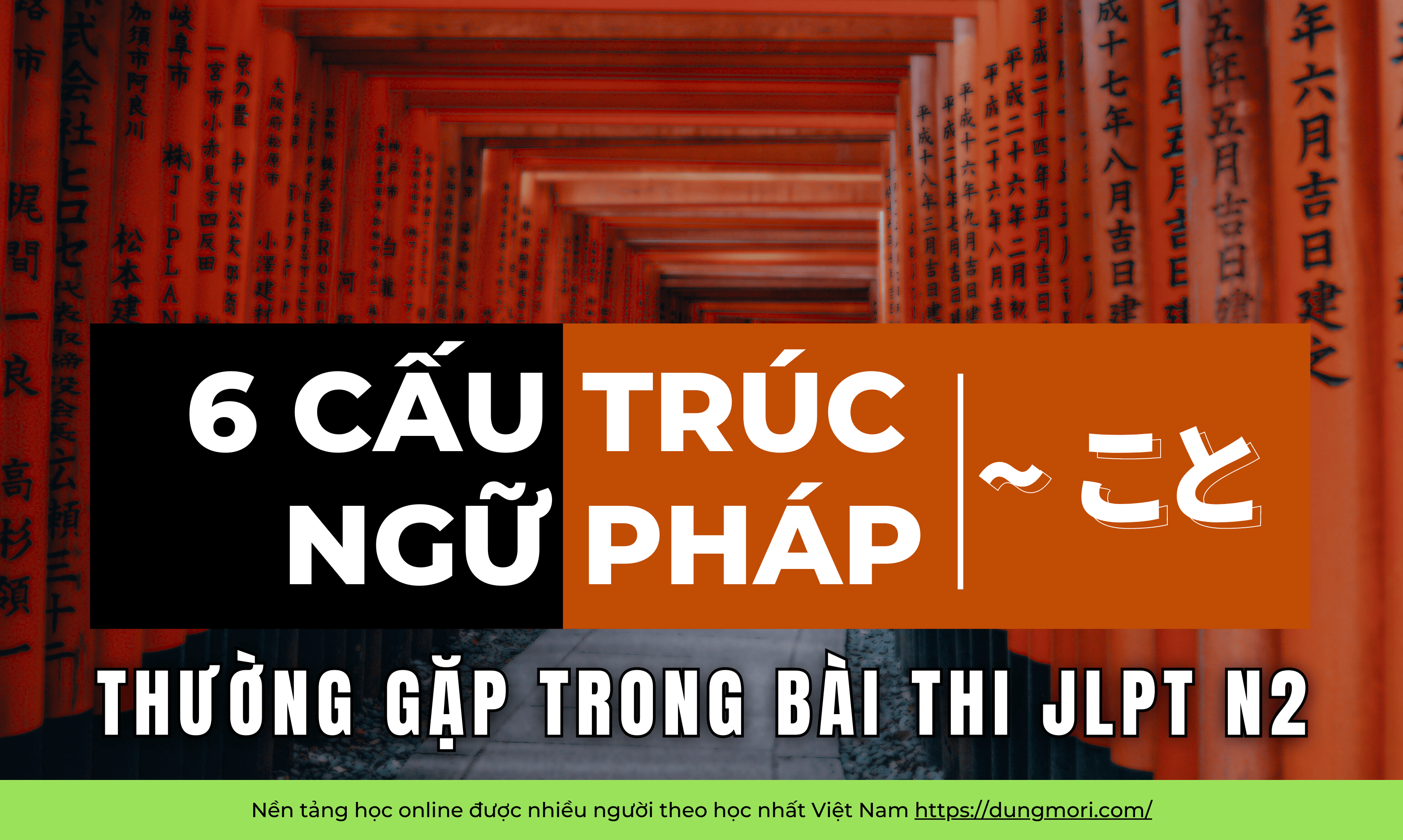 6 CẤU TRÚC NGỮ PHÁP VỚI ~こと THƯỜNG GẶP TRONG BÀI THI JLPT N2